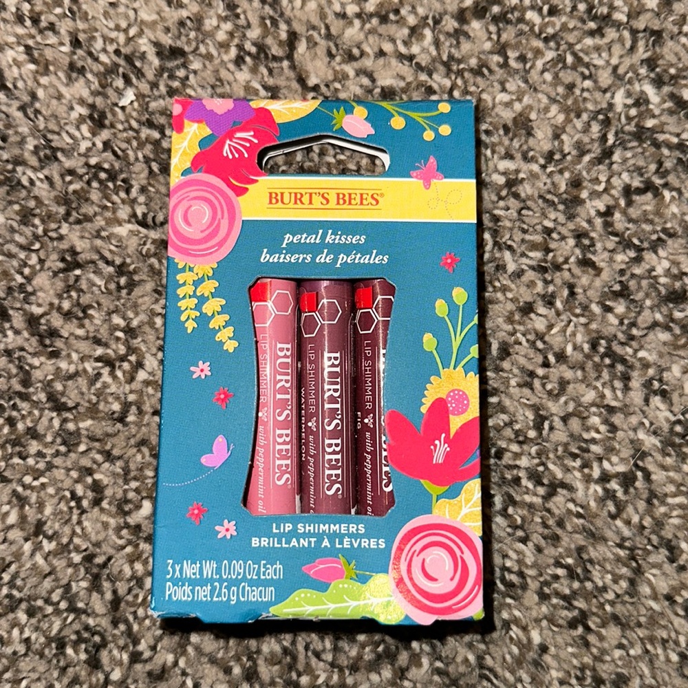 Burt's Bees Lip Shimmers 3 pack